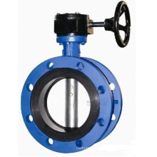 Flanged Concentric Butterfly Valve with Gear Operator